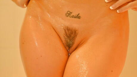 Alluring philippine milf Jasmine Jae exposes big titties and masturbates in the bathroom